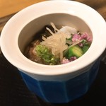 御料理 光安 - いわもずくと明石のタコ酢