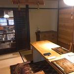 御料理 光安 - お部屋から厨房