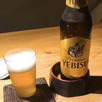 御料理 光安 - ビール