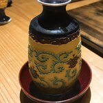 御料理 光安 - 豪華な酒器