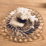 緒方 - 青梅、ご飯 砂糖がけ