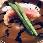 緒方 - 房総産金目鯛 フライ
      インゲン