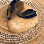 緒方 - 蒸し鮑 桃ソース