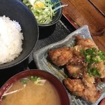 炭火串焼 ねぎま家 - 鶏唐おろしポン酢定食