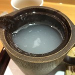 石臼挽き蕎麦 石づか - 蕎麦湯