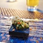 ボーン グランデ アリア - イカ墨豆腐（ストゥッツィキーノ）