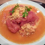 赤坂 丈太郎 - 完熟トマトと玉子の炒め物