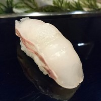 金寿司 - 平目、塩・スダチ