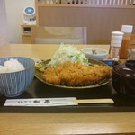 とんかつ和泉 - 大ロースかつ定食