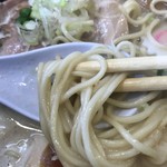 吉風  - 吉風　鶏豚骨ラーメン　麺