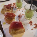 Plan B Spanish Resto - 1806_Plan B Spanish Resto_イベリコ豚生ハムメロンソース＠80,000Rp