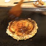 Okonomiyaki Teppanyaki Tekojiman - 豚玉  680円