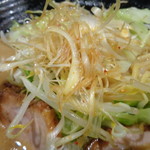 煮干し中華そば 一剣 - 白髪ねぎ