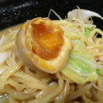 煮干し中華そば 一剣 - 味玉は普通