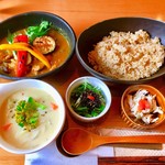 ムスビカフェ - カレーセット