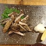 藁焼き鰹たたき 明神丸 - 2018年6月 鰹のハランボ　藁焼き　680円+税