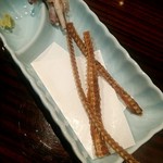 うなぎ 魚政 - 骨せんべい