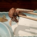 うなぎ 魚政 - 鰻肝を茹でたもの