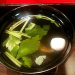 うなぎ 魚政 - 肝吸い