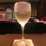 レストラン&ライブ ヌーヴォー - フリードリンクにしましたよ。まずはワインで喉を潤しました(^-^)