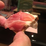 レストラン&ライブ ヌーヴォー - 生ハムのブルスケッタ、一口サイズのまいうーな料理です