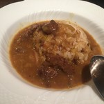 レストラン&ライブ ヌーヴォー - 〆のご飯は、カレーかパスタを選べます。友人はカレーをオーダー