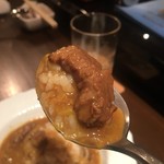 レストラン&ライブ ヌーヴォー - ピリ辛のブーフカレーですね