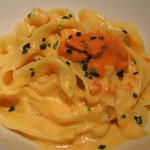 タリアテッレ 生ウニのクリームソース