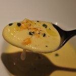 RISTORANTE Orobianco - トウモロコシの冷製ポタージュ