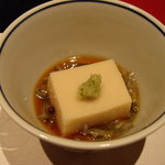 京料理 春神 - ごま豆腐とじゅんさい