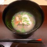 神保町 傳 - 蒸した鱧、揚げた鱧のお椀