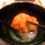 神保町 傳 - 蒸した鱧、揚げた鱧のお椀