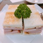 ウエスト ベイカフェ ヨコハマ - ♦︎トーストハムサンド 1,620円