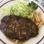 煉瓦亭 - ハンバーグ550円