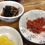 Asaichi Shokudou - イカ刺し定食の小鉢
