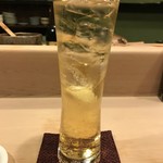 うを徳 - 梅酒ソーダ割