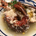 うを徳 - 伊勢海老の身はプリプリで張りが有る