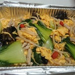 中国料理 堀内 - キクラゲ・豚肉・玉子の醤油炒め（850円）