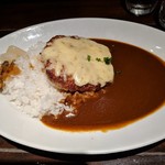 マンハッタングリル - 【2018/6】チーズハンバーグカレー