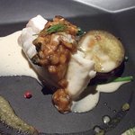 ニューヨークバー・シャンパンダイニング - 鮮魚のプレゼ 柑橘系の軽いヴルーテ