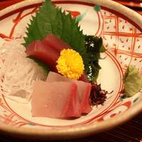 旬菜 甘の井 - 当日のお造り盛り
