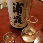 りょうりや 御旅屋 - 浦霞 特別純米生酒