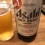 Unagika Shibafukuya - Asahi　DRY ZERO￥４８６円