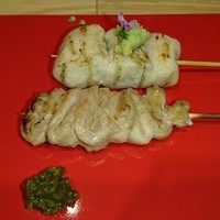 瀧口 - 塩焼き：ささみ串とせせり串