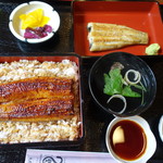 うなぎ家曳舟 - 料理写真:あいのりAセット 3400円