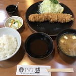 かつ亭 - 棒カツ定食 1300+350円