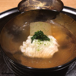 銀座くどう - ボタン鱧と冬瓜の椀