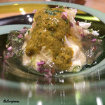 銀座くどう - 毛蟹にバフン海胆に蟹味噌がけ