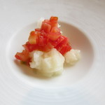 ラ メゾン ドゥ グラシアニ - 神戸・西区のトマトのコンソメのソルベとシロップ