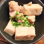 呑み屋さん みのる - 高野豆腐と鶏肉